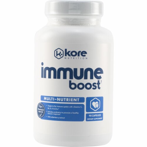 Kore Nutrition Multi-Nutrient Immune Boost Dietary Supplement Capsules Perspective: front