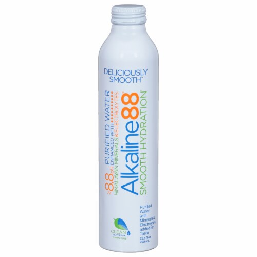 Alkaline88® Purified Bottled Water Perspective: front