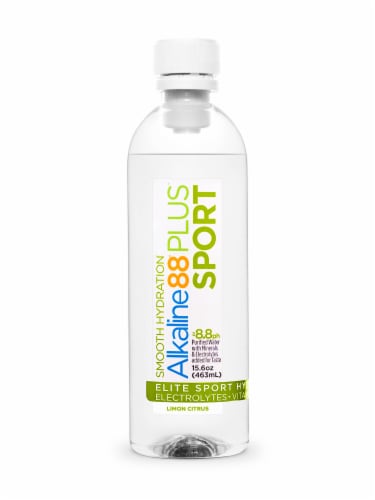 Alkaline88® Plus Sport Limon Citrus Purified Water Perspective: front