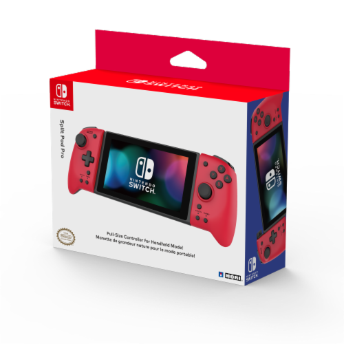 Hori® Split Pad Pro Full-Size Controller for Nintendo Switch® - Red Perspective: front