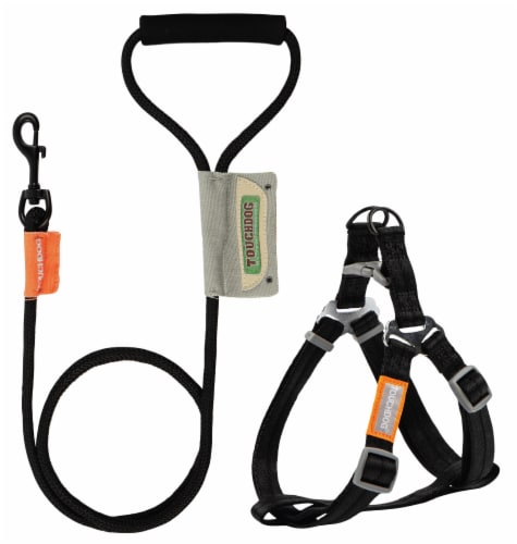Touchdog Macaron 2 in 1 Durable Nylon Dog Harness and Leash Small Fry s Food Stores