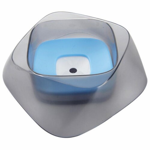 Pet Life Hydritate Anti-Puddle Cat and Dog Drinking Water Bowl Perspective: front