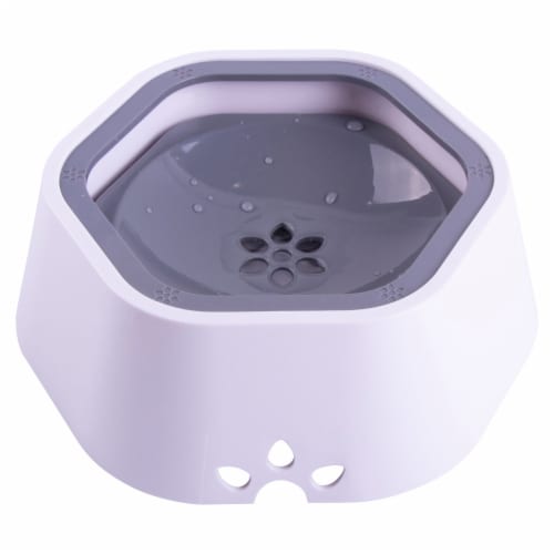 Pet Life Everspill 2-in-1 Food and Anti-Spill Water Pet Bowl Perspective: front