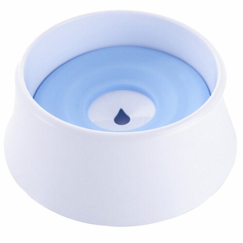 Pet Life Pud-Guard Anti-Spill Floating Water and Food Bowl Perspective: front