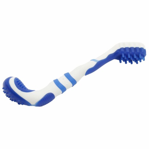 Pet Life Denta-Brush TPR Durable Tooth Brush and Dog Toy Perspective: front
