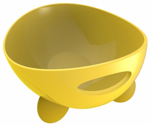 Pet Life Modero Dishwasher Safe Modern Tilted Dog Bowl Perspective: front