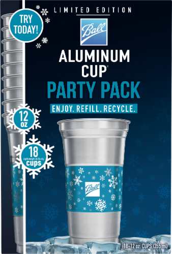 Ball Aluminum Cups - Party Pack Perspective: front