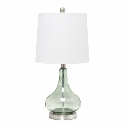 Modern glass shop table lamp