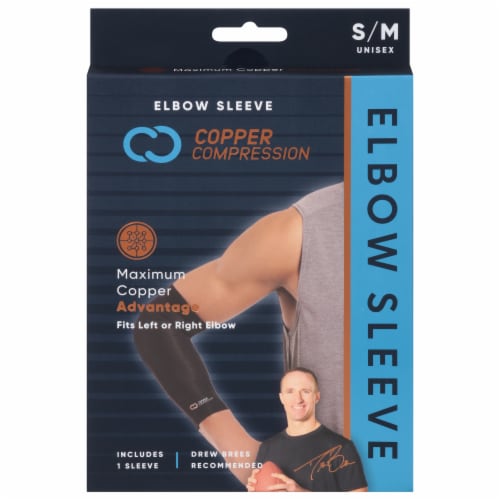 Copper Compression Elbow Sleeve Perspective: front