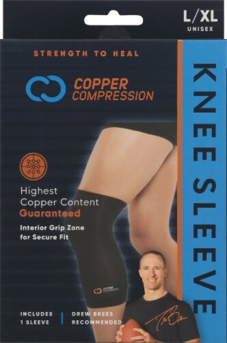 Copper Compression Knee Sleeve, 1 ct - Harris Teeter