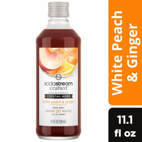 SodaStream® Crafted Non-Alcoholic White Peach & Ginger Cocktail Mixer Perspective: front