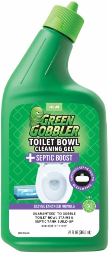 Green Gobbler® Toilet Bowl Cleaning Gel + Septic Boost Perspective: front