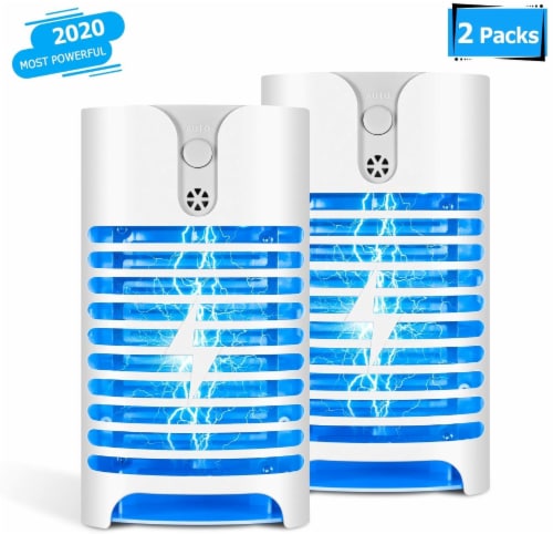 LIGHTSMAX Bug Zapper, Mosquito Zapper Indoor Plug in Night Light-2