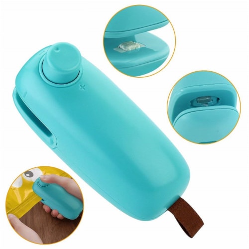  Potato Chips Bag Sealer Clip Kitchen Gadgets, Food Sealer  Reusable Heat Sealer for Snacks Storage Portable Sealing Machine works with  Plastic Bag, Candy Bag, Cookie Bag, Foil Bag, Color Street Nail