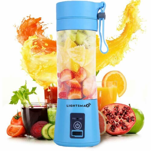 KITCHEN PORTABLE SMOOTHIE JUICER BLENDER GYM SCHOOL OFFICE -BLUE