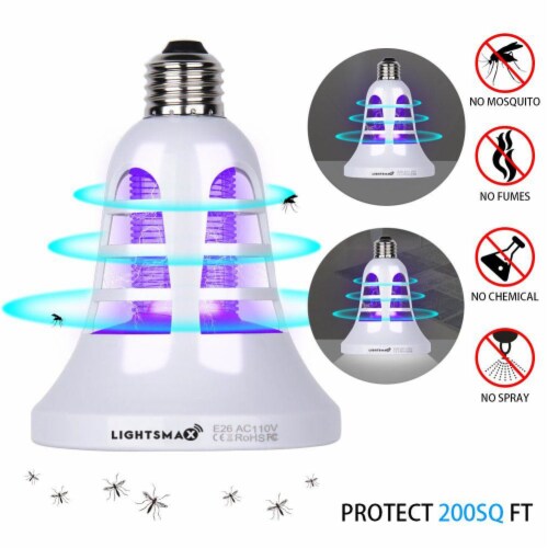 UV Plant Grow Bulb Bug Zapper Light Bulb - 2 in 1 Electronic