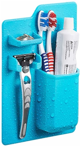 Silicone Waterproof Toothbrush Holder/Razor Holder Toiletry Organizer,  Shower and Bathroom, 1 unit - Kroger