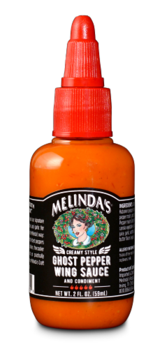 Melinda's® Creamy Style Ghost Pepper Wing Sauce Perspective: front