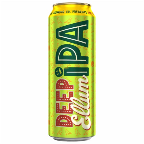 Deep Ellum Brewing Co. IPA Beer Can Perspective: front