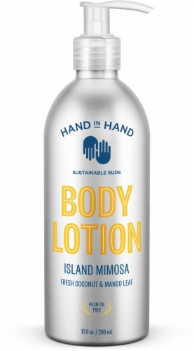 Hand in Hand Island Mimosa Body Lotion Perspective: front