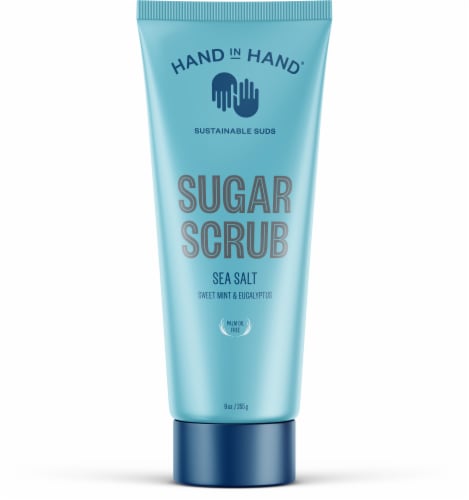 Hand in Hand Sea Salt Sugar Scrub Perspective: front