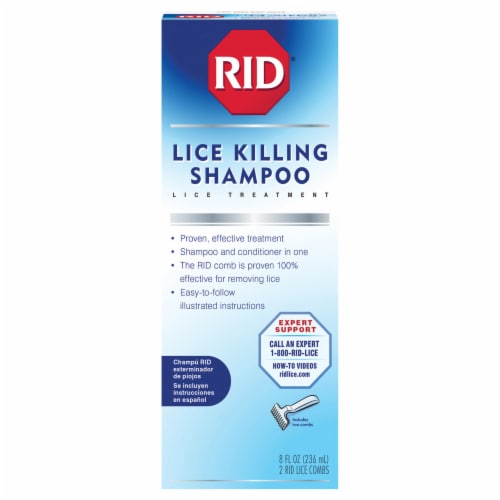 RID® Lice Killing Shampoo Perspective: front