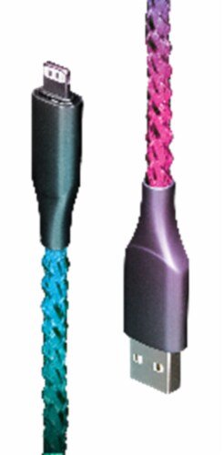 Helix Lucid Charge LED USB-C Charge & Sync Cable Perspective: front