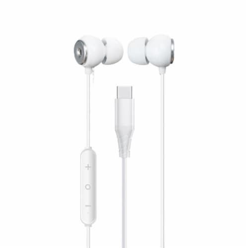 Helix USB-C Earbuds - White Perspective: front