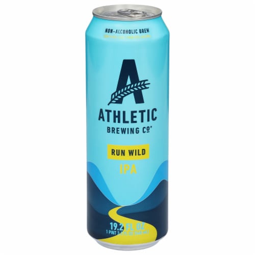 Athletic Brewing Co.® Run Wild IPA Perspective: front