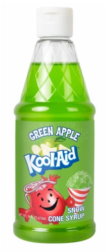 Kool-Aid™ Green Apple Snow Cone Syrup Perspective: front