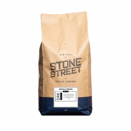Miscela Privata Dark Roast Kosher Coffee | Hint of Chocolate | Fine Grind (Espresso) - 2 lb Perspective: front