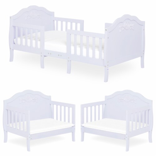 SweetPea Baby Rose 3-in-1 Convertible Toddler Bed Perspective: front