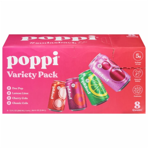 Poppi®  Classics Variety Pack Perspective: front