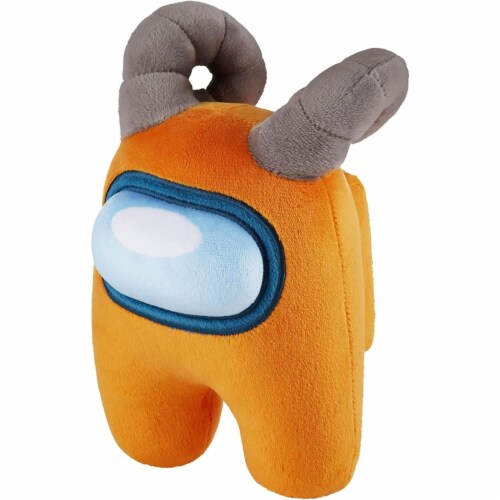 Among Us Plush Buddy Orange Rammed Crewmate 8 Online Video Game P.M.I. Perspective: front