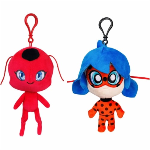 Miraculous Ladybug & Tikki Plush Clip-On Toys Backpack Charm 6