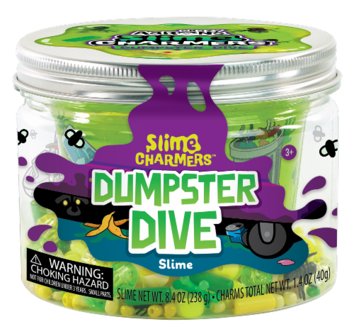 Crazy Aarons® Dumpster Dive Slime Charmers™ Perspective: front