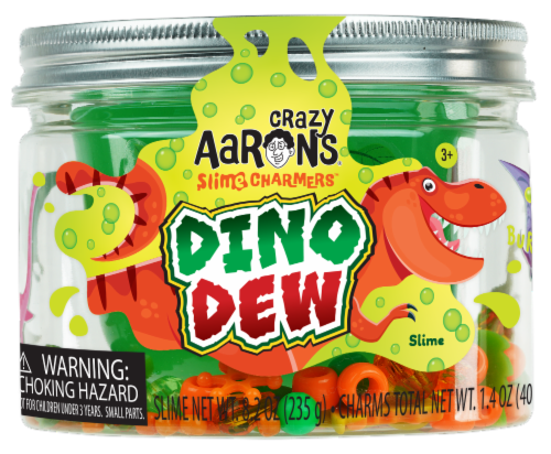 Crazy Aarons® Dino Dew Slime Charmers™ Perspective: front