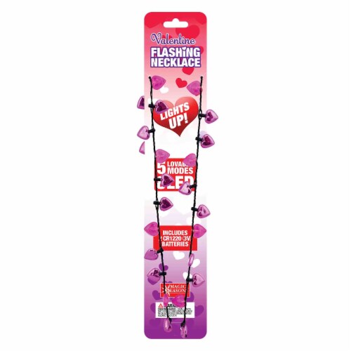 Magic Seasons™ Valentine's Flashing Necklace, 1 ct Kroger