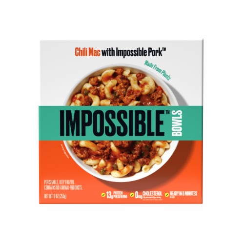 Impossible™ Bowls Chili Mac Plant-Based Frozen Meal Perspective: front