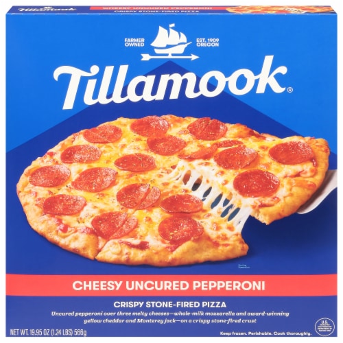 Tillamook® Crispy Stone Fired Uncured Pepperoni Cheesy Pizza