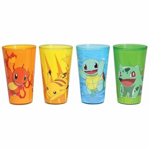 Pokemon Character Pack Pint Glasses, 4-Pack, Set of 4 - Jay C Food Stores