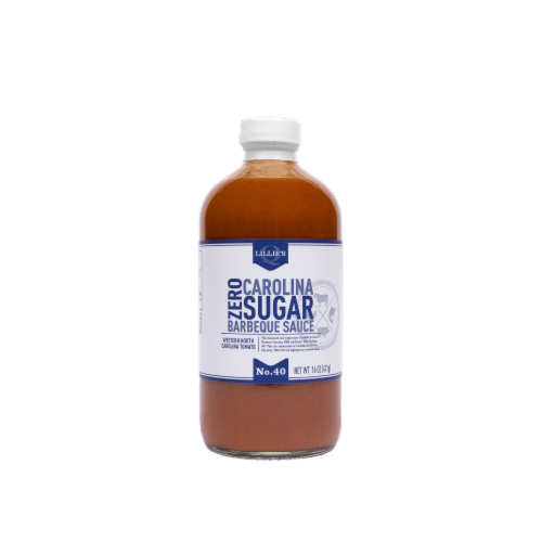 Lillie's Q Zero Sugar Carolina BBQ Sauce Perspective: front
