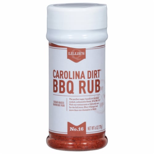 Lillie's Q Carolina Dirt® BBQ Rub Perspective: front