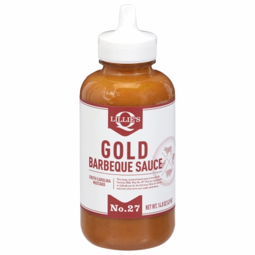 Lillie's Q No. 27 Gold Barbecue Sauce Perspective: front