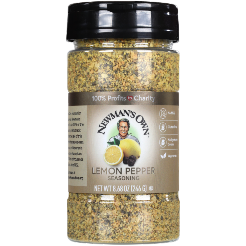 Newman's Own™ Lemon Pepper Seasoning Perspective: front