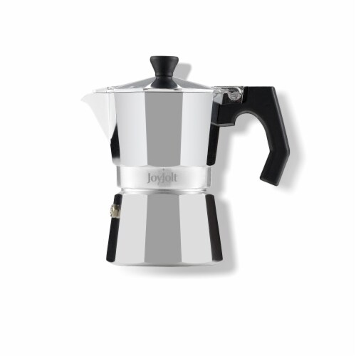 Italian Moka Pot 6 Cup Stovetop Aluminum Espresso Maker - Silver, 8.62 oz -  Kroger