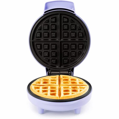7  Belgian Waffle Maker Lavender Perspective: front