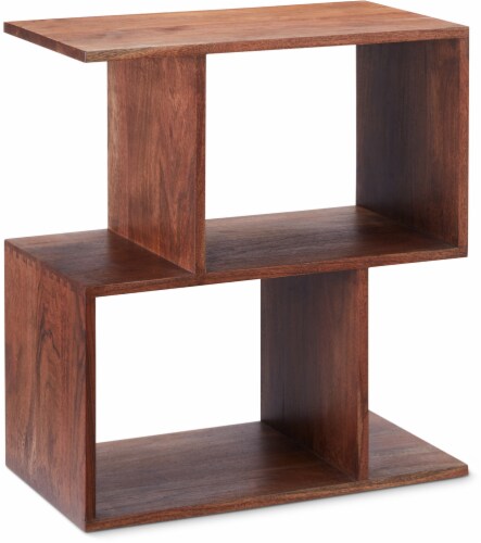 Sitswell Colton Asymmetric 2-Cube Bookcase Perspective: front