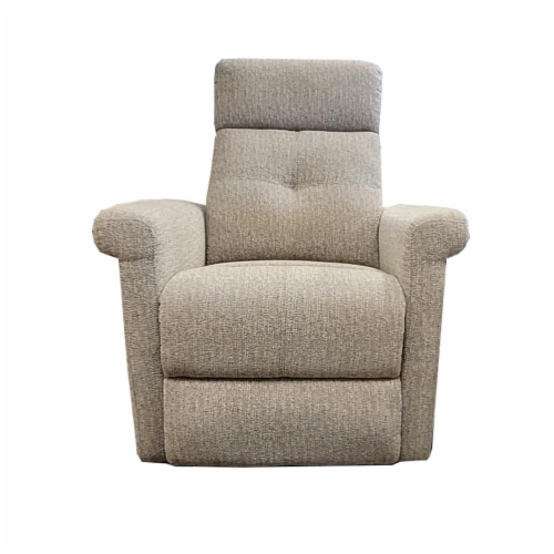 Sitswell Easton Swivel Glider Recliner - Taupe Perspective: front