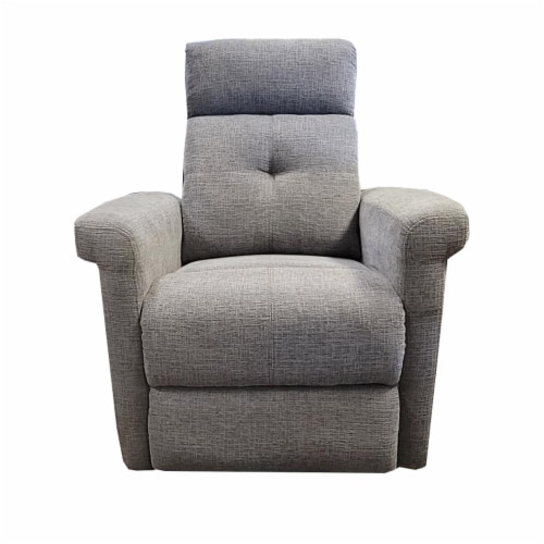 Sitswell Easton Swivel Glider Recliner - Gray Perspective: front